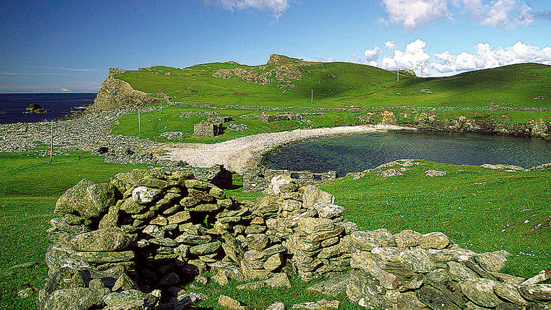 Fethaland, a 19th century haaf fishing station in North Roe, Shetland