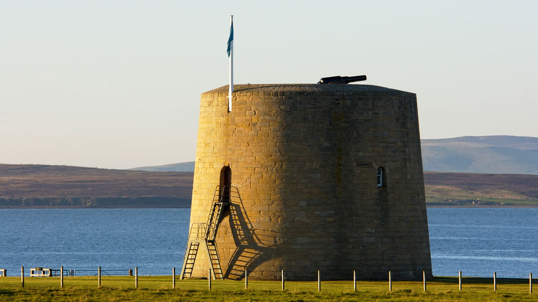 Hackness Martello Tower and Battery in Orkney