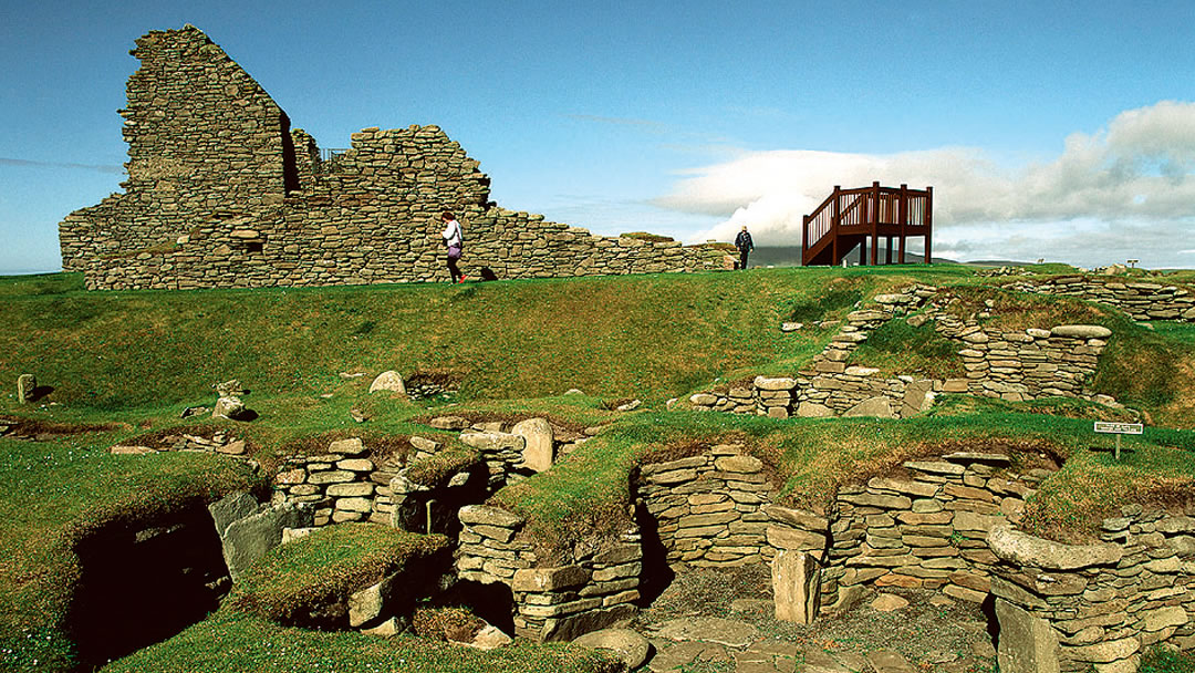 Jarlshof is a multi-period site in Shetland