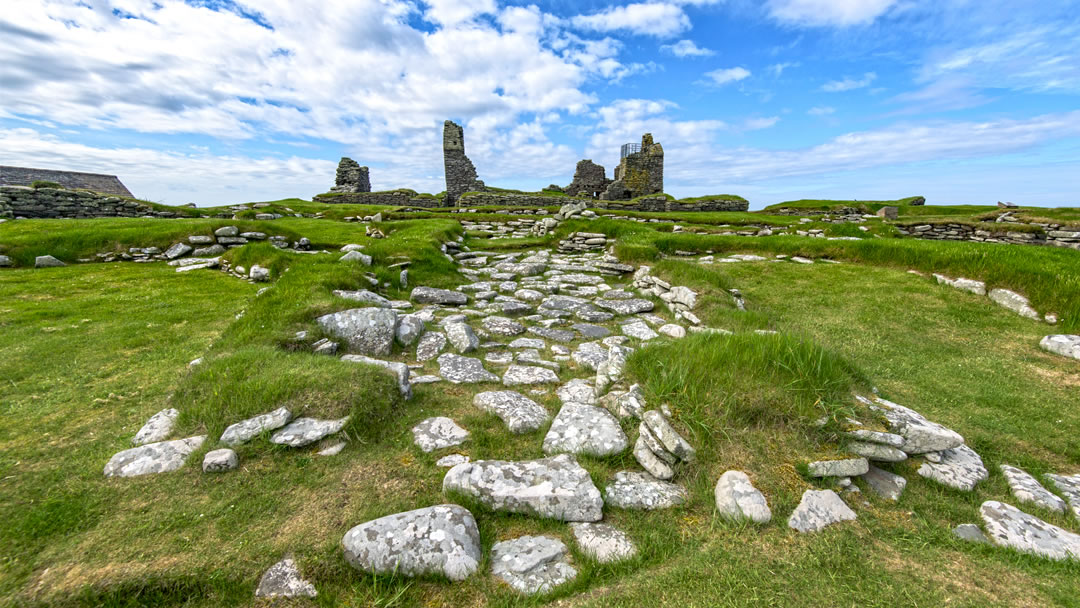 Jarlshof - prehistoric settlement in the Shetland islands