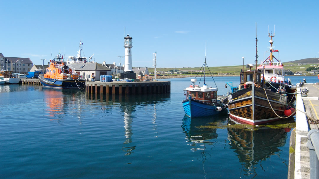 Kirkwall waterfront, Orkney