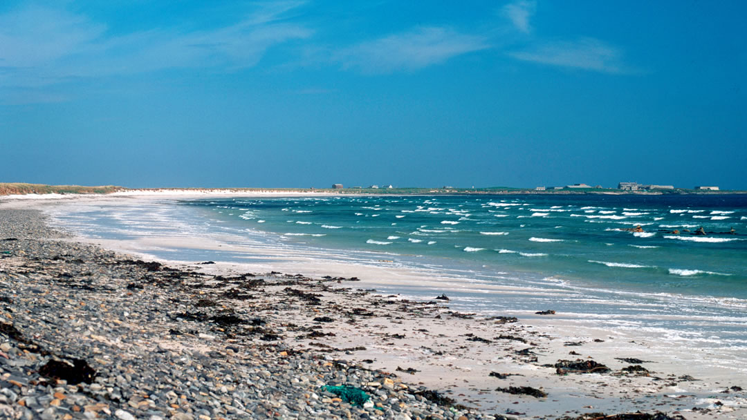 Lopness beach on the Orkney island of Sanday