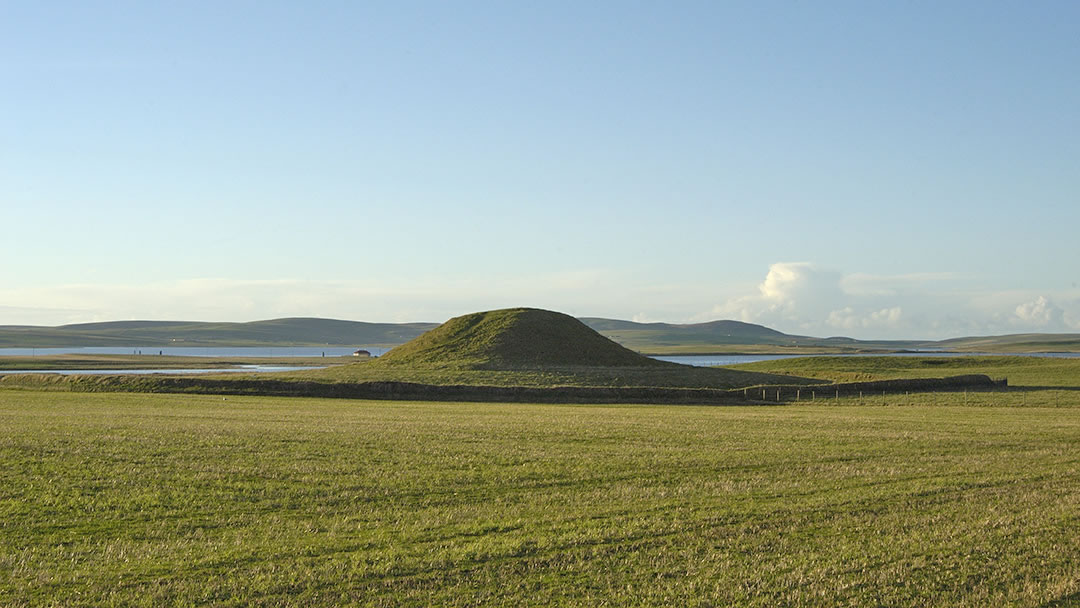 Maeshowe Chambered Cairn in Orkney