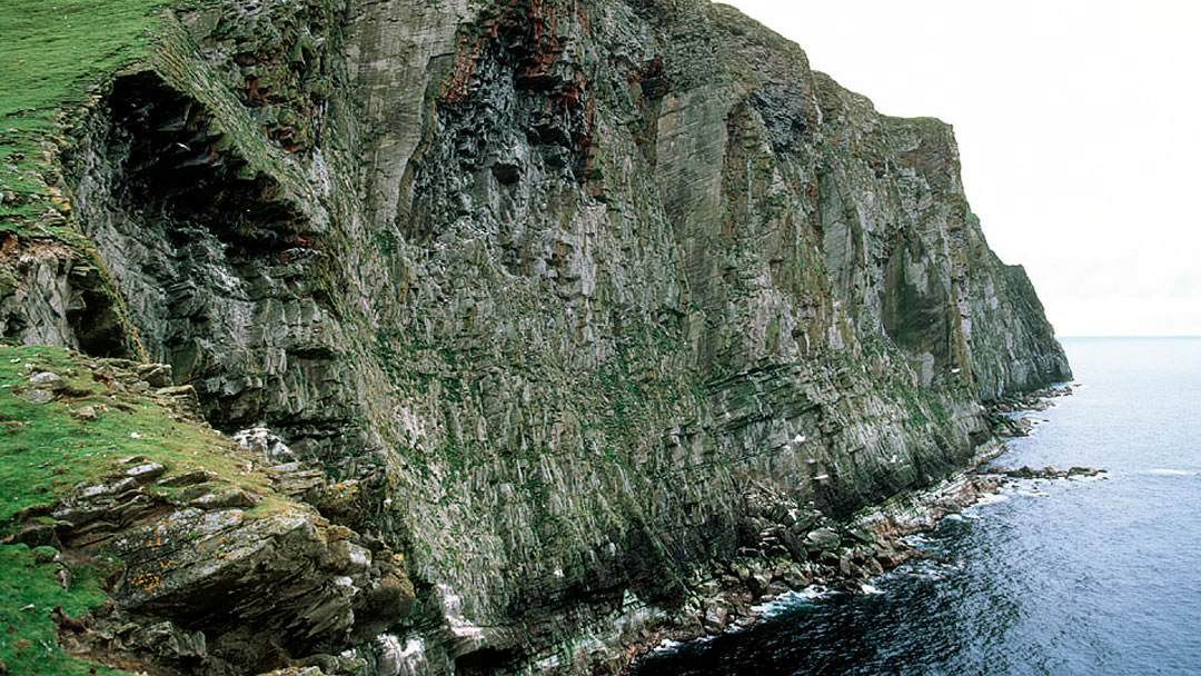 North Bank and The Kame in Foula, Shetland