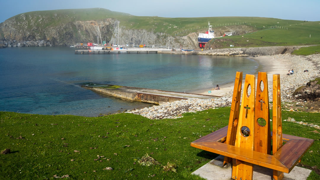 North Haven in Fair Isle, Shetland