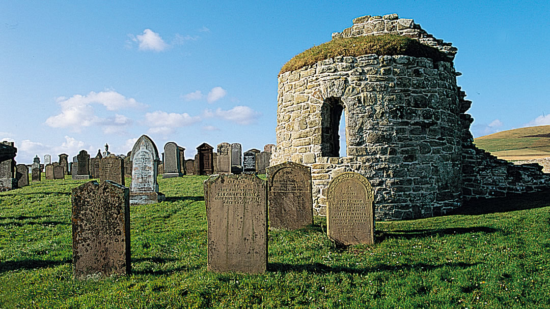 Orphir Round Kirk in Orkney