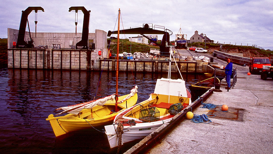 Pier at Ham, Foula, Shetland