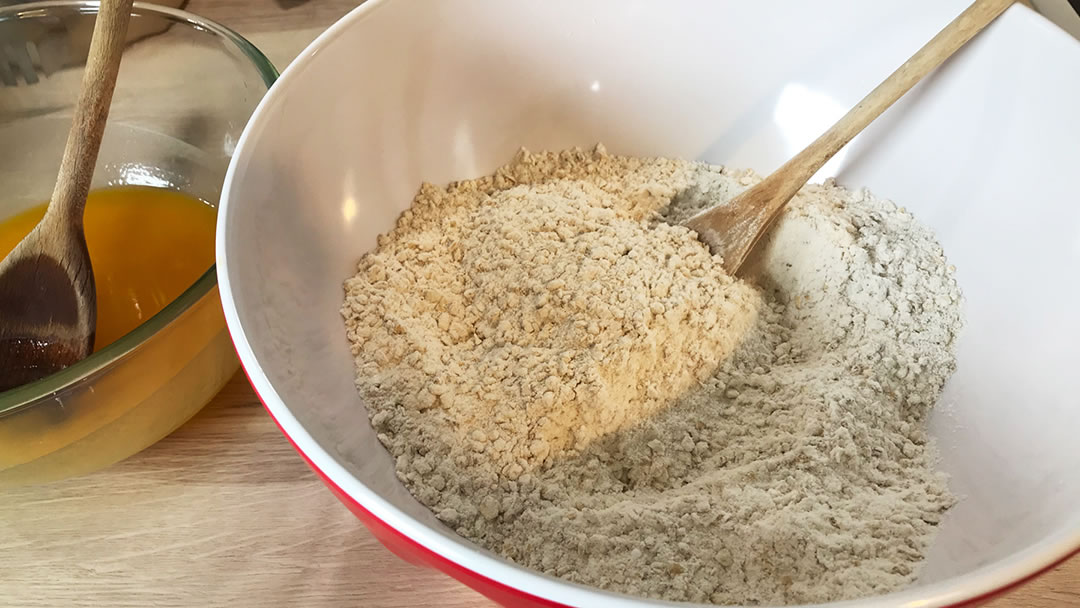 Porridge oat biscuits dry ingredients