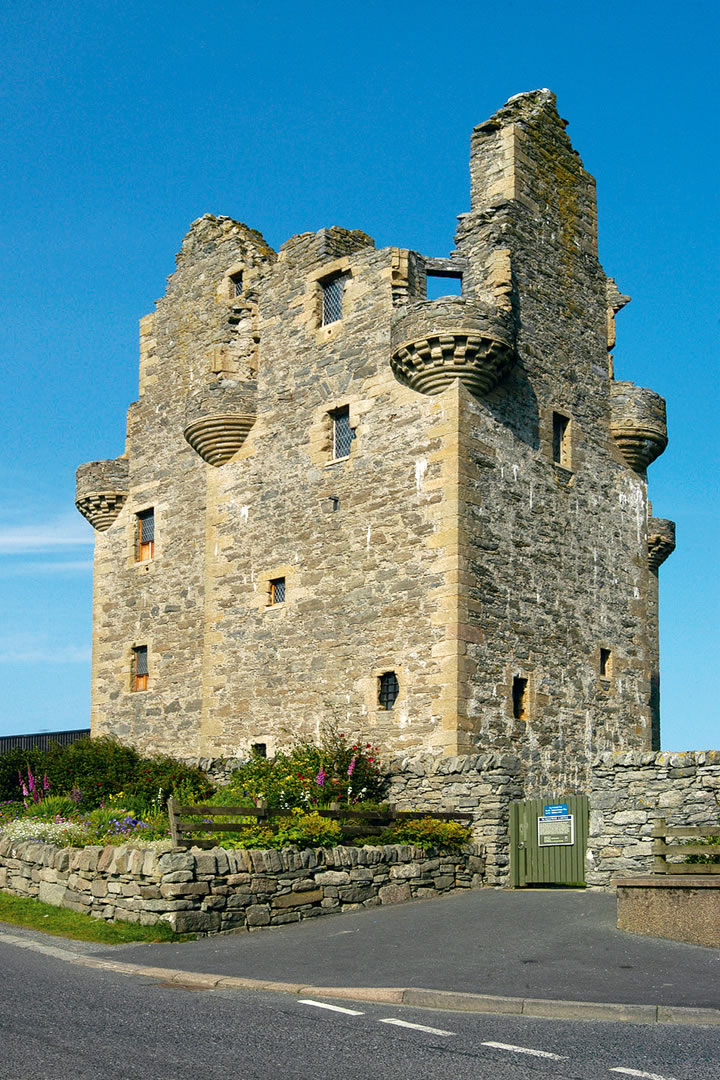 Scalloway Castle - a late 16th century castle in Shetland