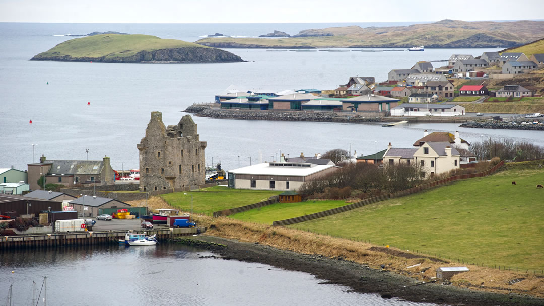 Scalloway Castle in Shetland