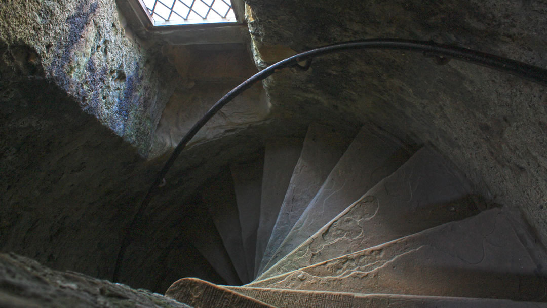 Scalloway Castle stairs