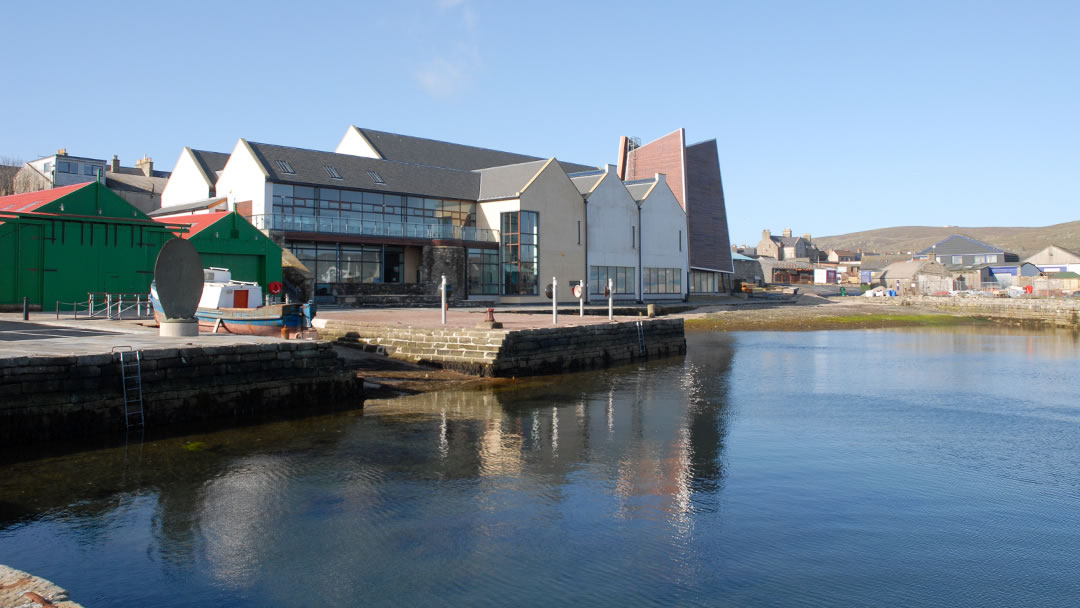 Shetland Museum and Archives on Lerwick's waterfront