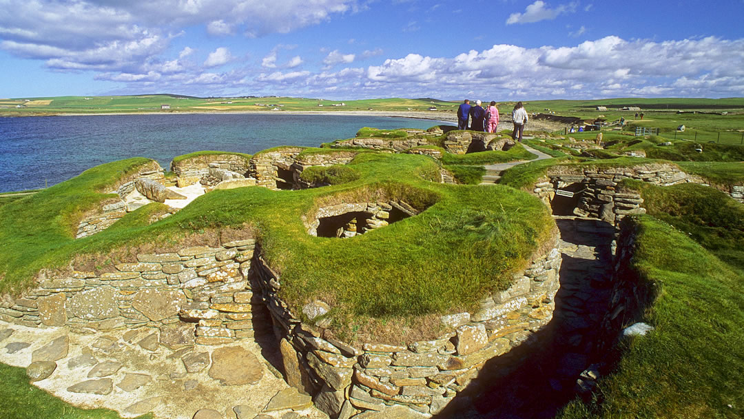 Skara Brae and the Bay of Skaill in Orkney
