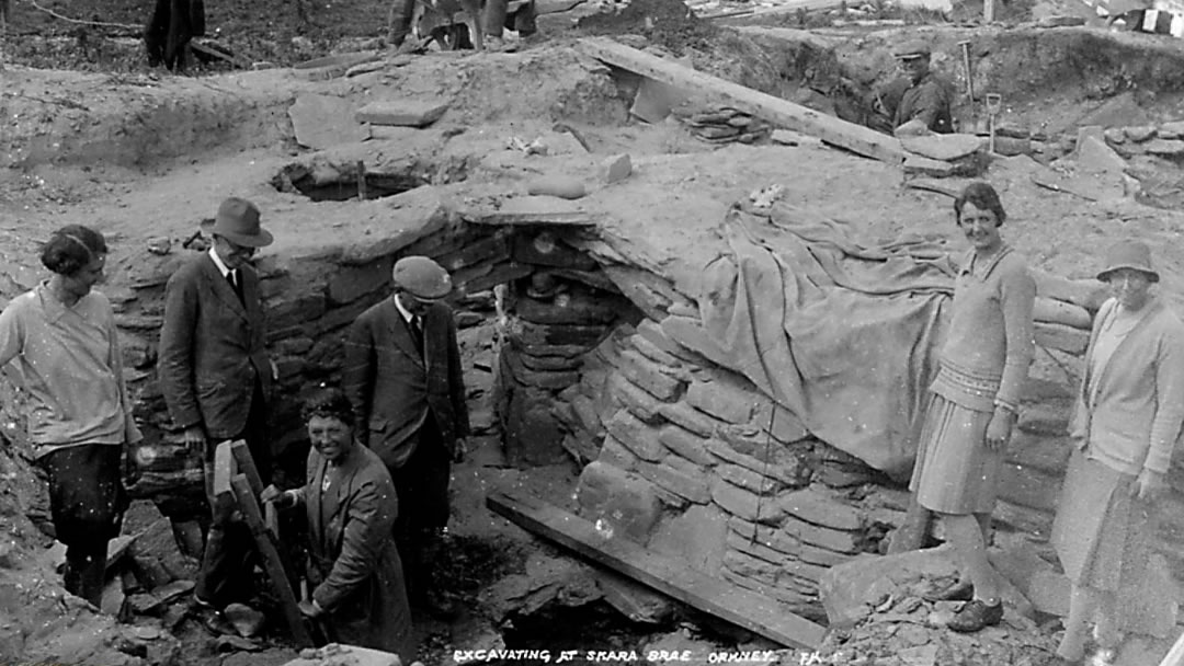 Skara Brae excavation