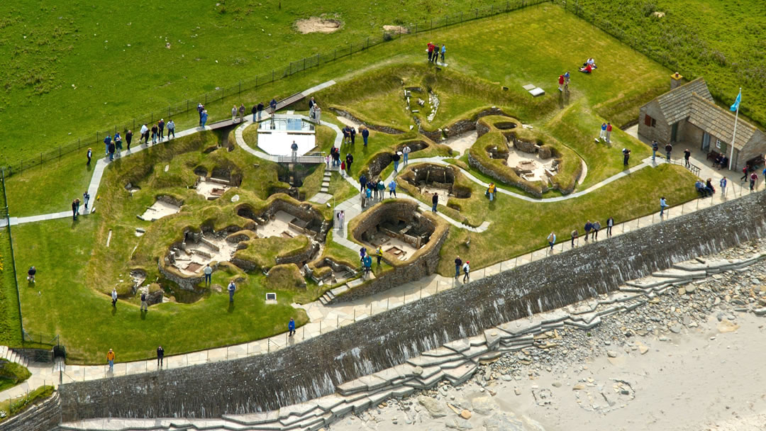 Skara Brae from the air