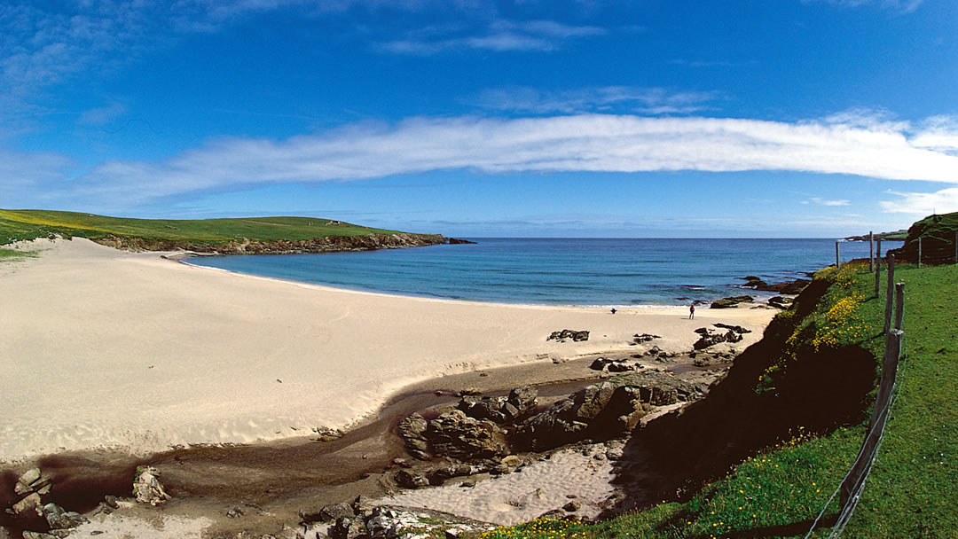 Skaw, Unst, Shetland - the most northerly beach in the UK