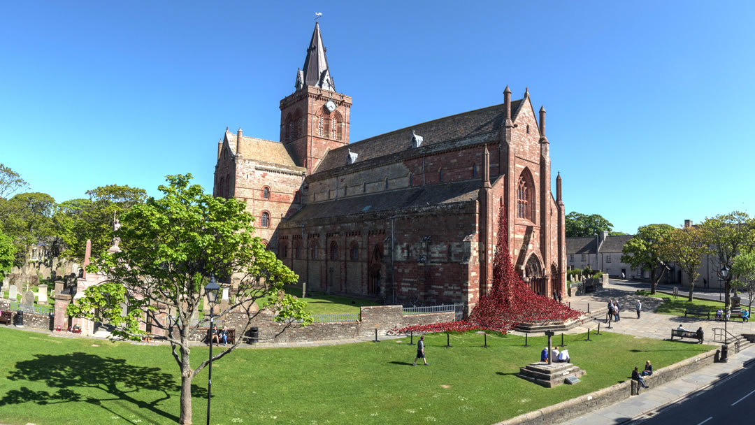 St Magnus Cathedral weeping window