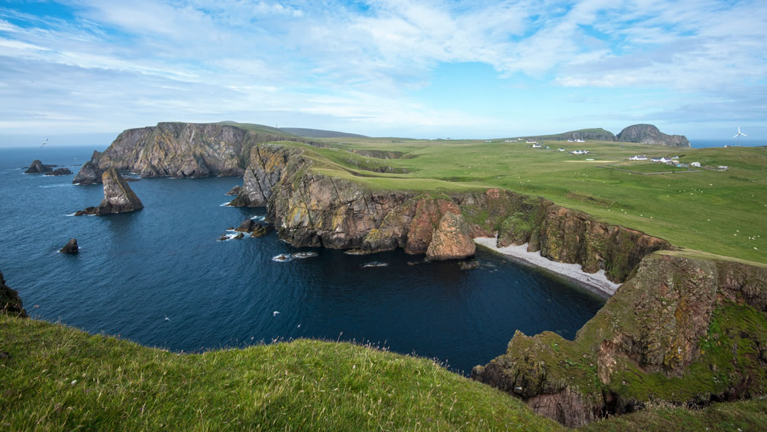 Steenies Geo in Fair Isle, Shetland