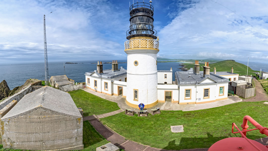 Sumburgh Head Lighthouse panorama