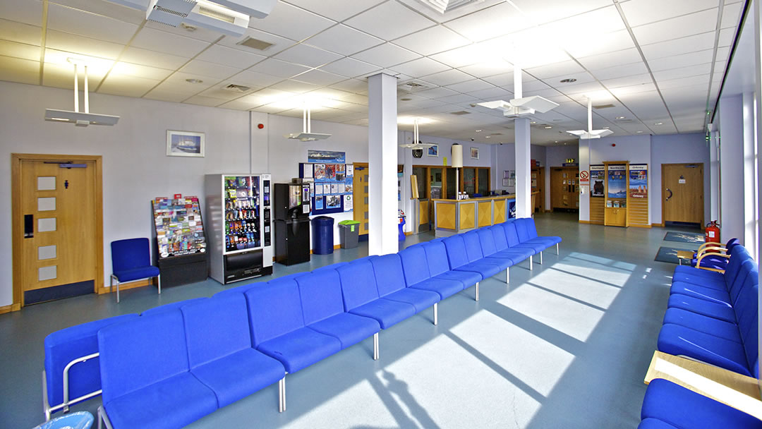 Inside Aberdeen Ferry Terminal