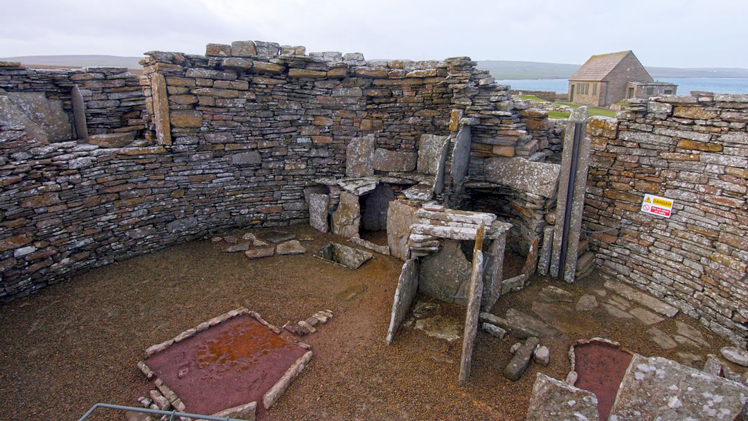 The Broch of Gurness interior