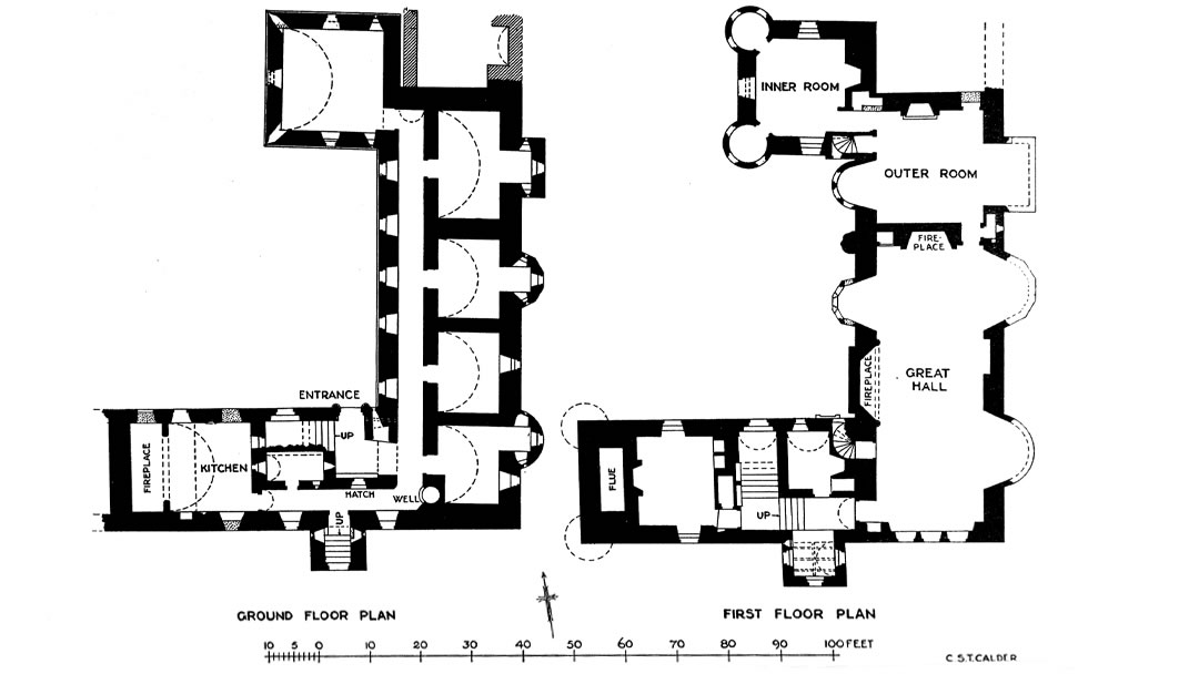 The Earl's Palace floorplan