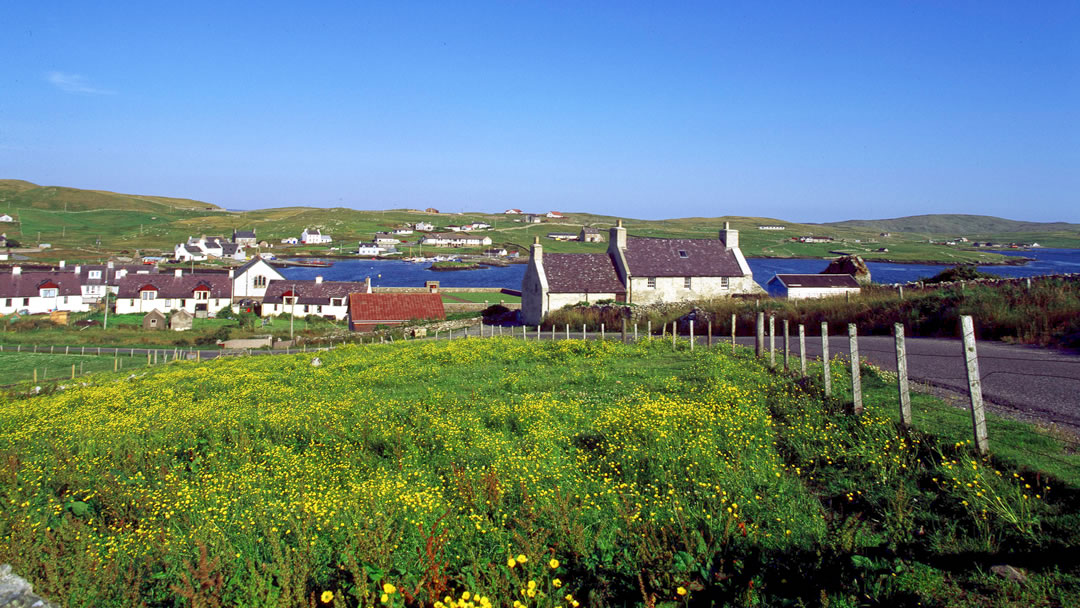 Walls, a village in Shetland's West Mainland