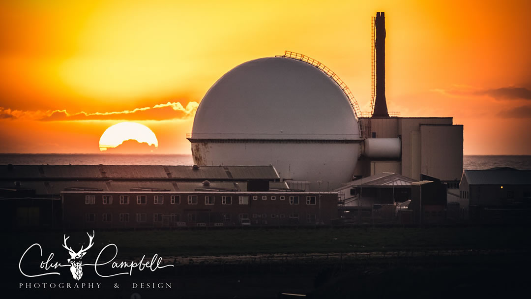Dounreay sunrise by Colin Campbell
