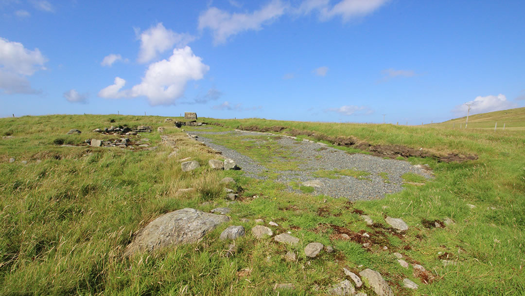 Viking longhouses at Underhoull in Unst, Shetland