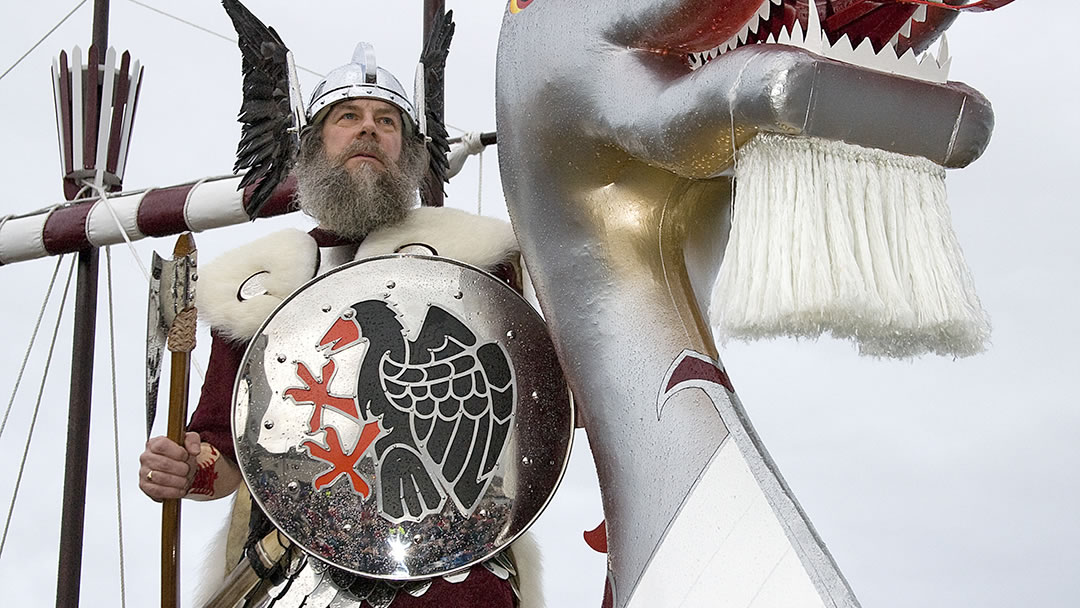 Viking at Lerwick Up Helly Aa