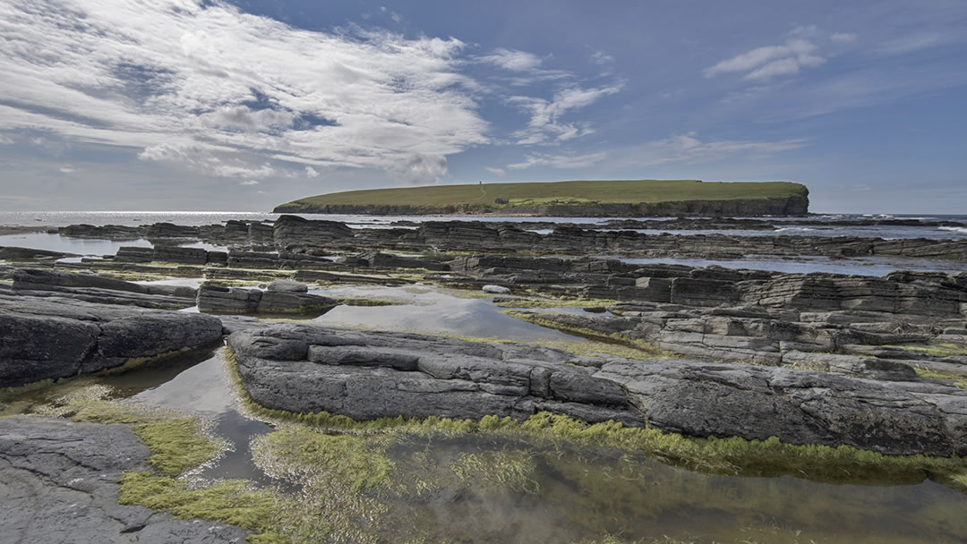 Brough of Birsay and rockpools
