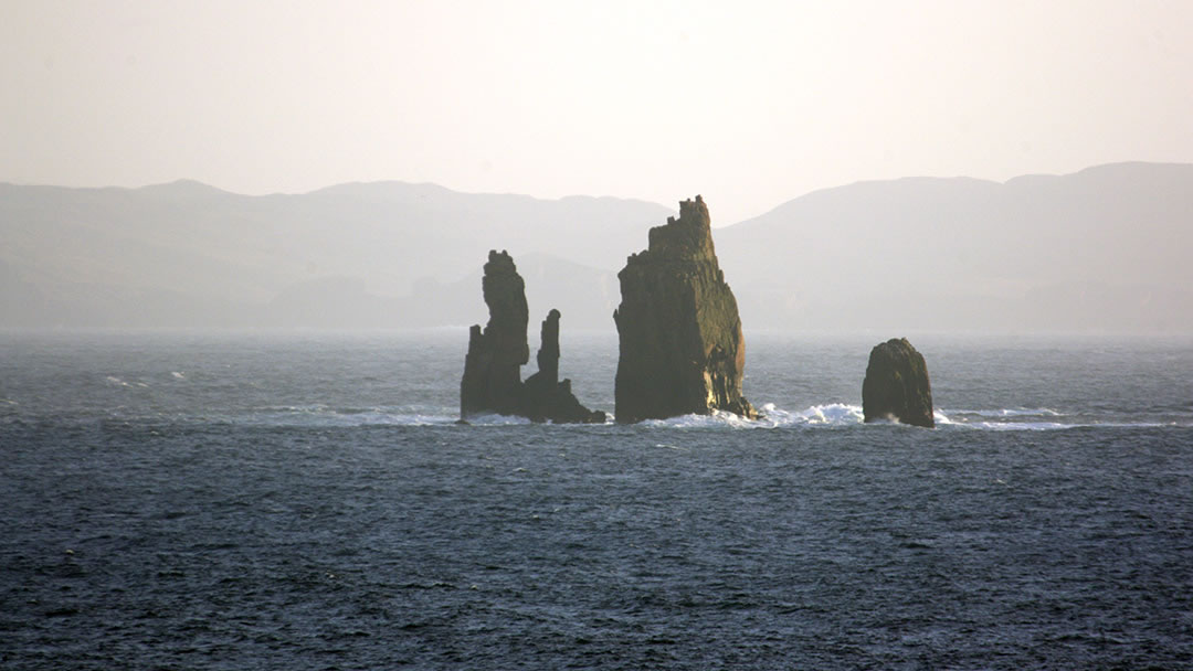 Da Drongs at Hillswick in Shetland