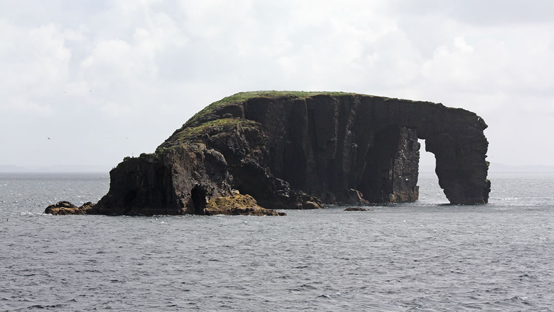 Dore Holm at Eshaness in Shetland