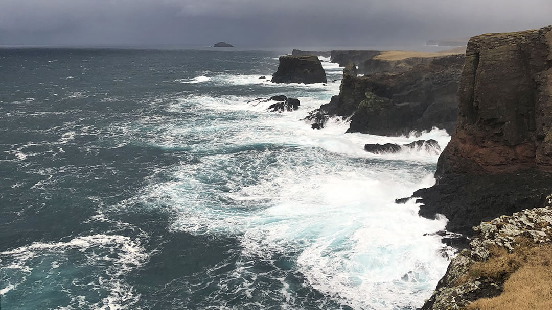 Stormy Eshaness in Shetland