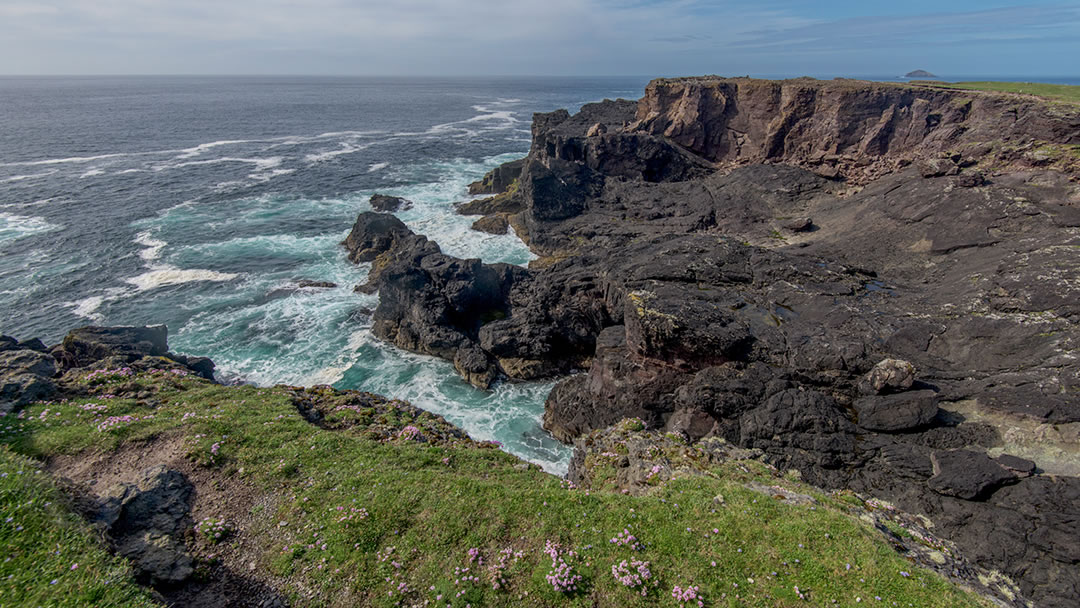 Eshaness in the Shetland islands