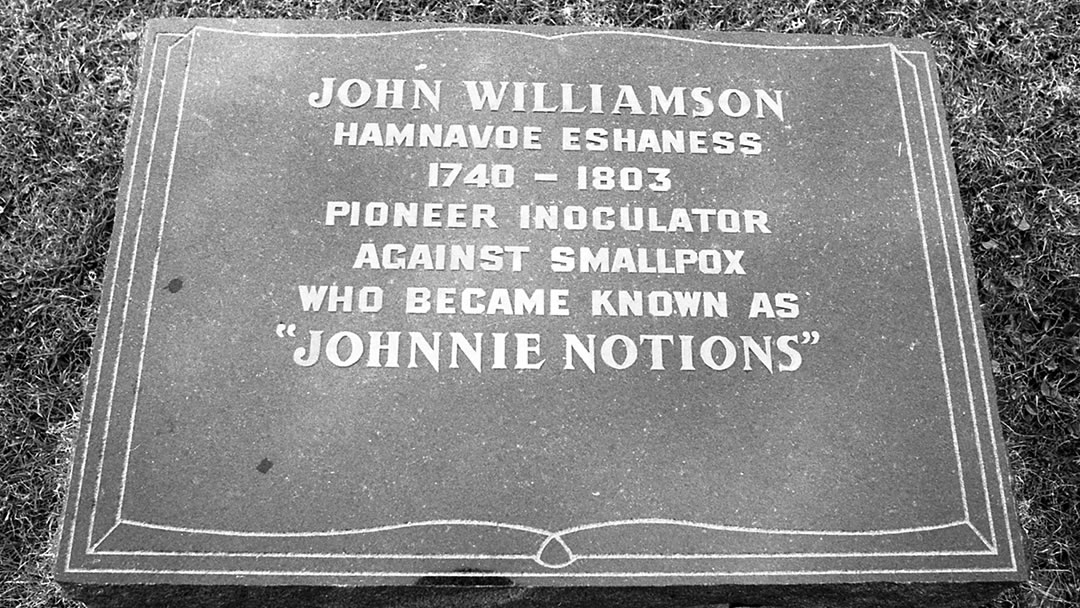 The grave of Johnnie Notions