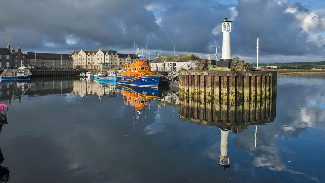 Kirkwall harbour, Orkney