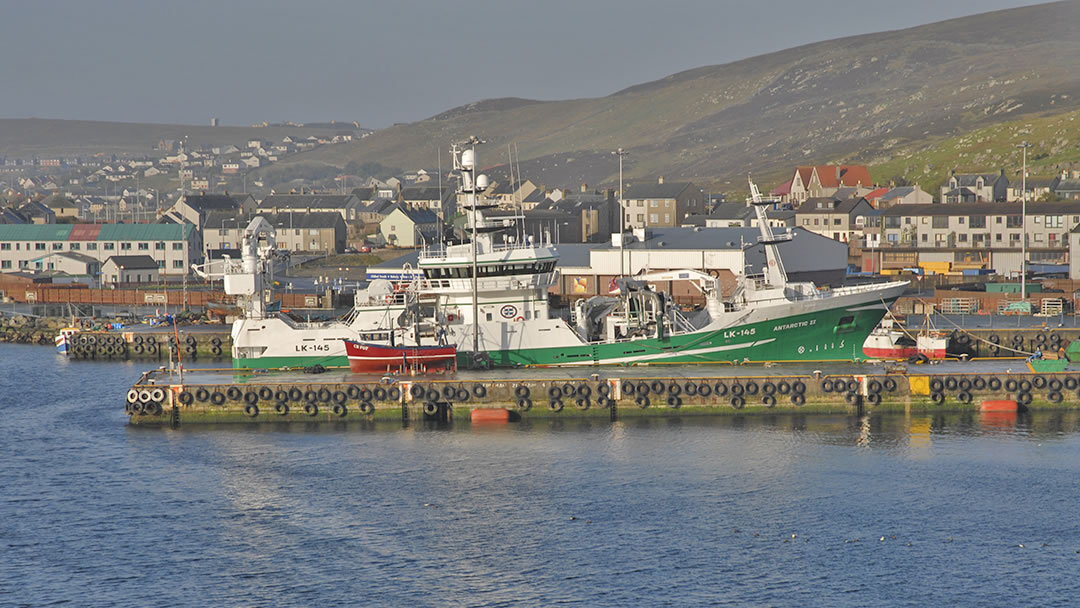 Lerwick fishing boats