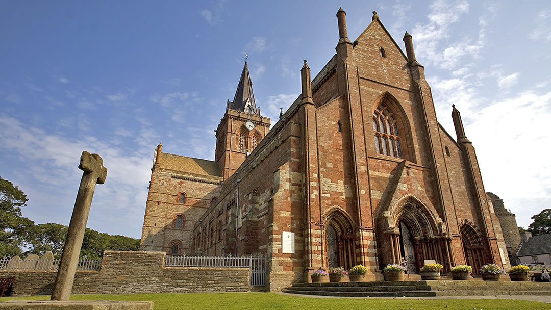 St Magnus Cathedral in Kirkwall, Orkney