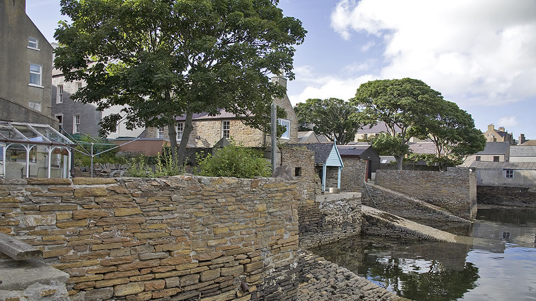 Stromness waterfront in Orkney