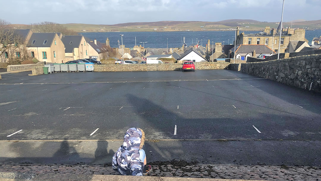 Swimming Pool Car Park in Lerwick