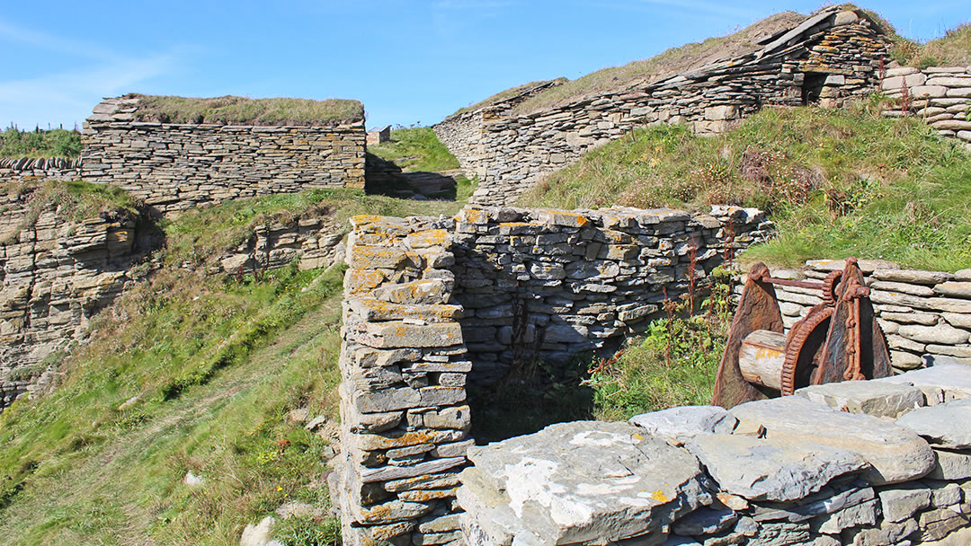 The Fishermen's Huts at Sand Geo, Orkney