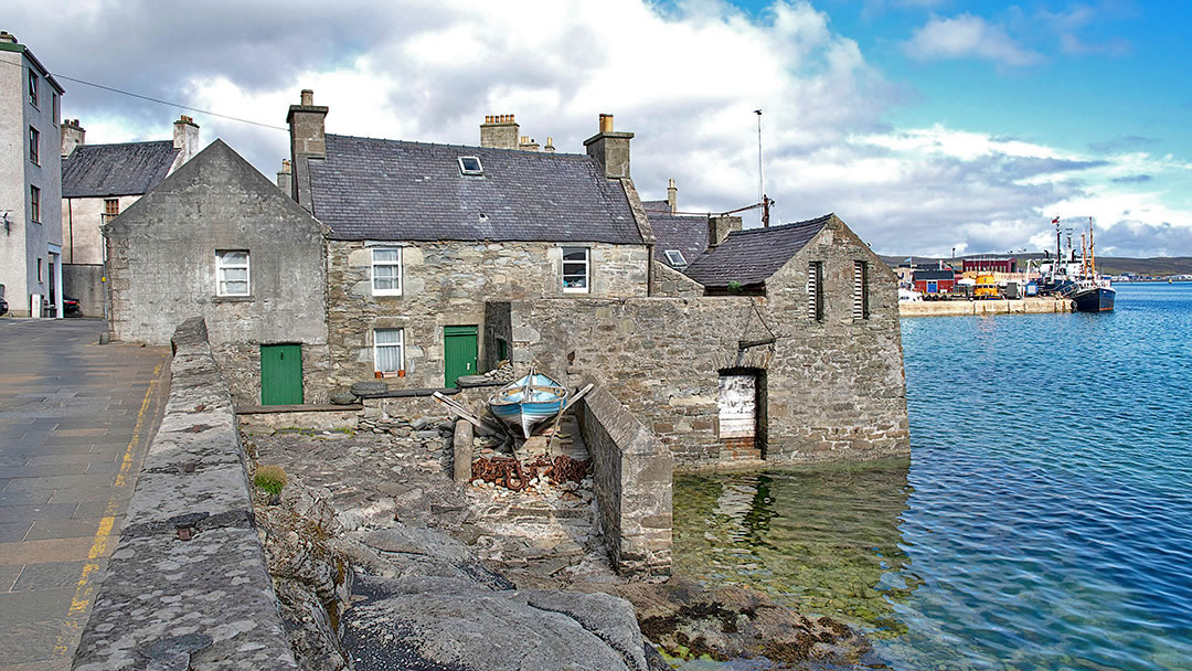 The lodberries, Lerwick, Shetland