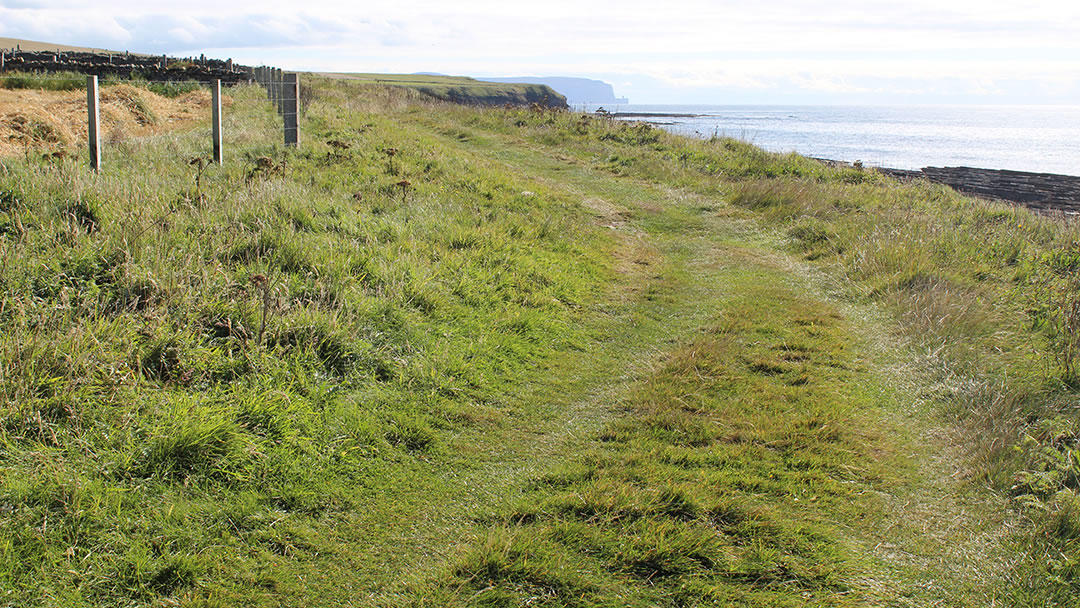 The path to the fishermen's huts in Marwick, Orkney