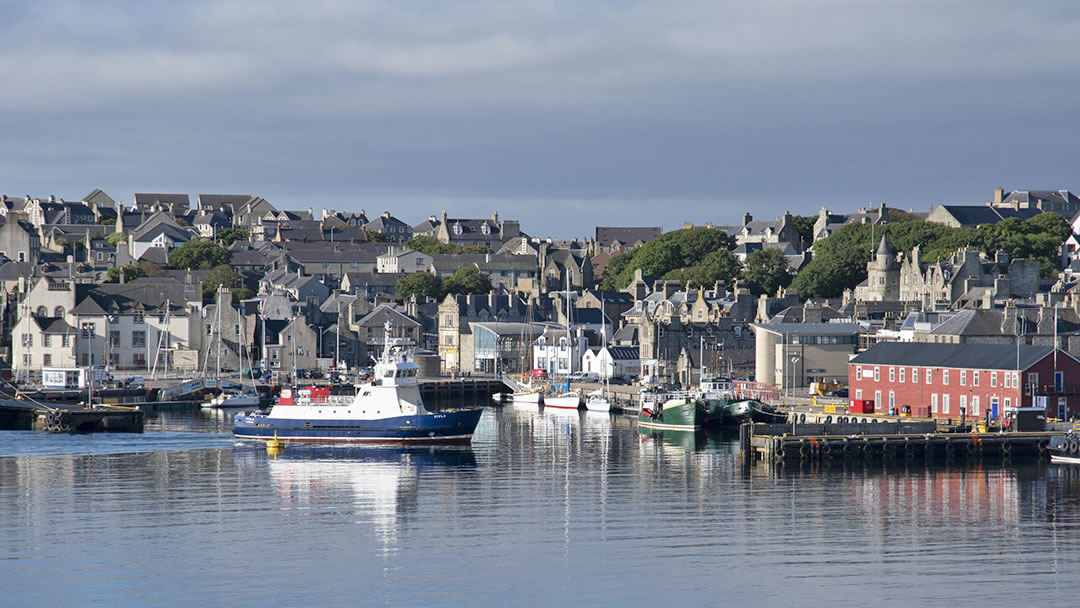 Waterfront in Lerwick, Shetland