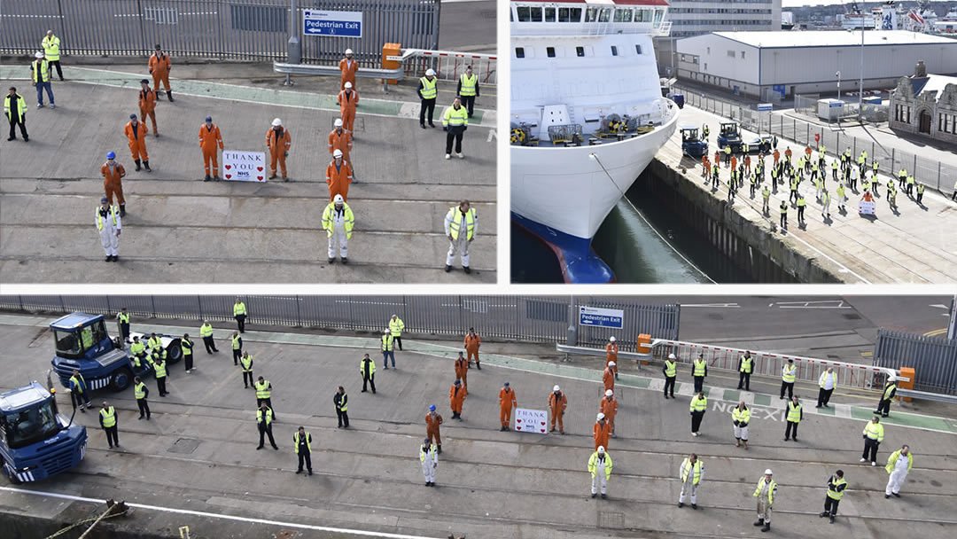 NorthLink staff pay tribute to the NHS and key workers