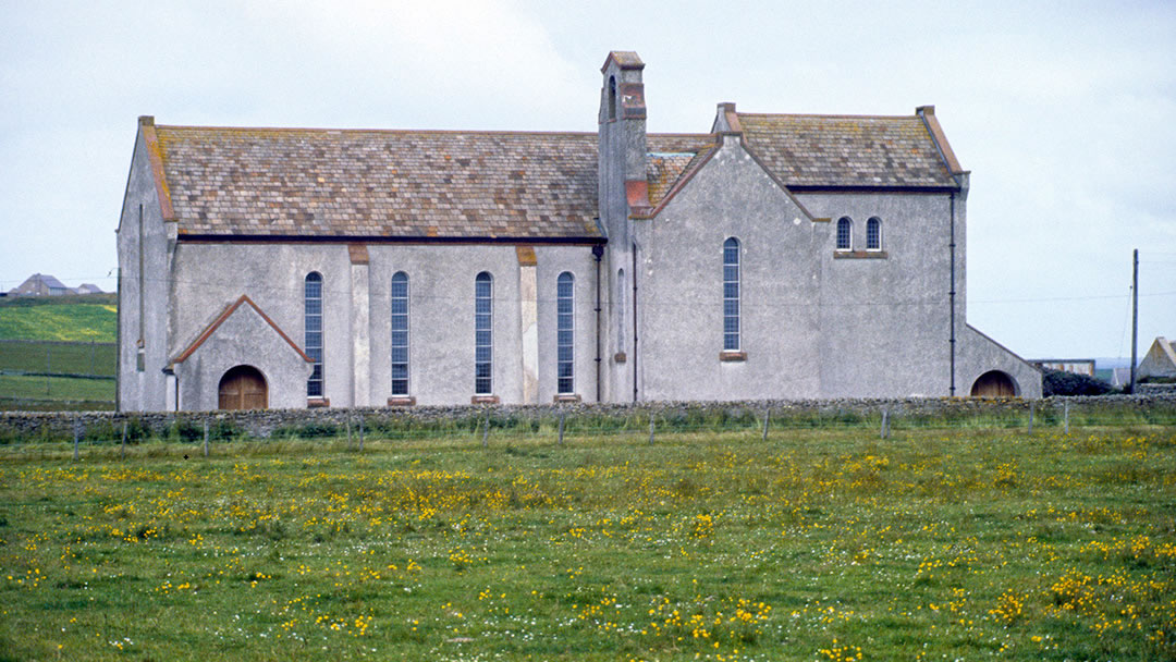 Moncur church in Stronsay, Orkney