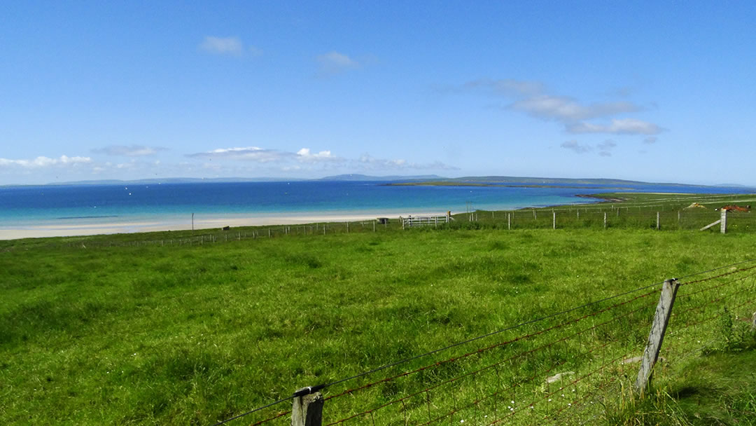 St Catherine's Bay and view towards Linga Holm - geograph-6331214-by-Colin-Park