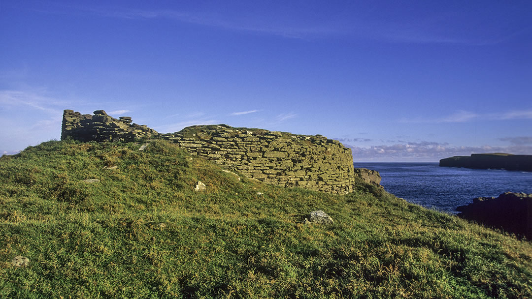 The Broch of Burland in Shetland