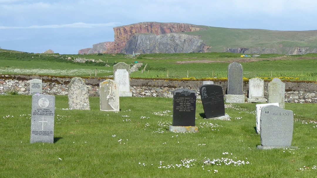 Graveyard in Hillswick, Shetland geograph-6185510-by-Russel-Wills